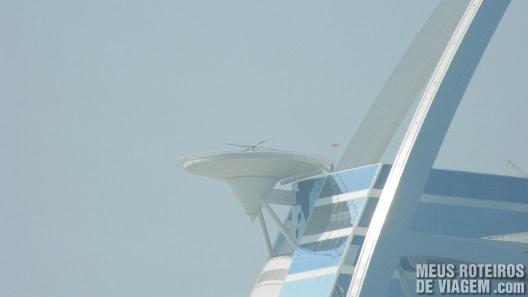 Heliponto do hotel Burj Al Arab - Dubai, Emirados Árabes