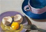 Egg with teacup - Posted on Saturday, February 7, 2015 by Dipali Rabadiya