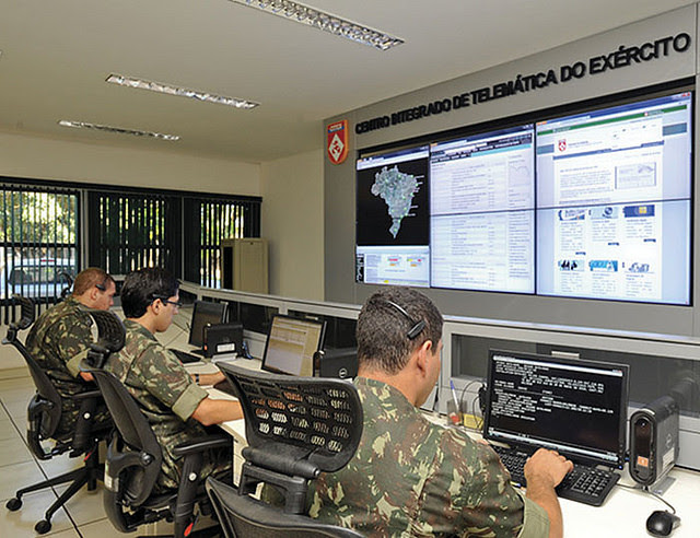 Centro de Defensa Cibernética del Ejército Brasileño - Créditos: Foto: Ministerio de la Defensa