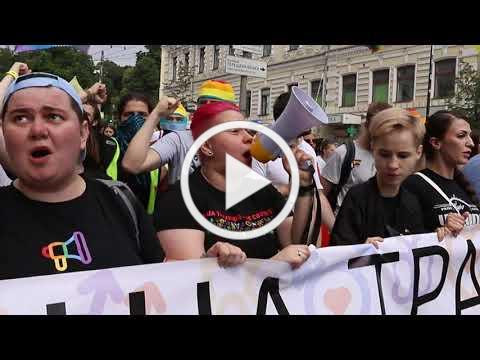 Kyiv Post report on Sunday's Pride march. To view video, please click on image above