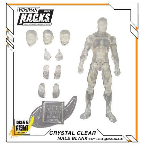 Image of Vitruvian H.A.C.K.S. - Male Body - Crystal Clear