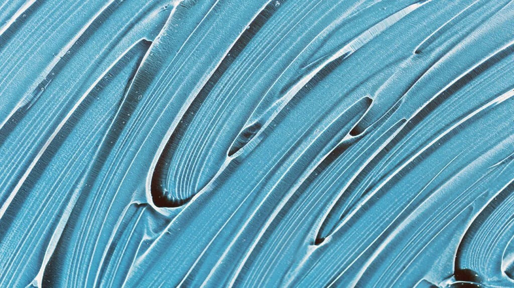 An illustration or abstract image of gel like texture