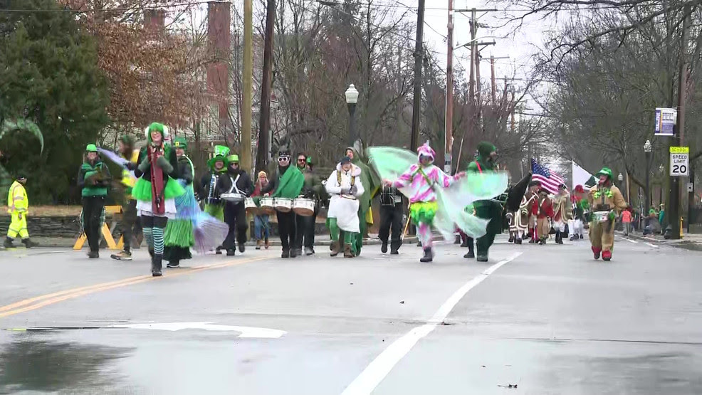  Pawtucket's annual St. Patrick's Day Parade marches through wind and rain