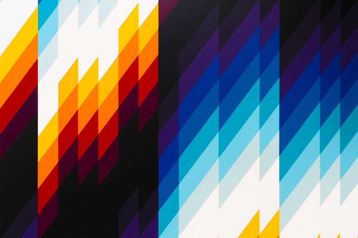 Felipe Pantone - Chromadynamica #76 (detail)