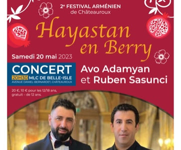 Concert exceptionnel d’Avo Adamyan et Ruben Sasunci