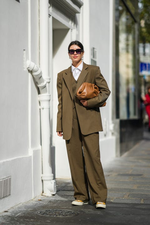 Street Style : Day Six - Paris Fashion Week - Womenswear Spring Summer 2022 street style day six paris fashion week womenswear spring summer 2022