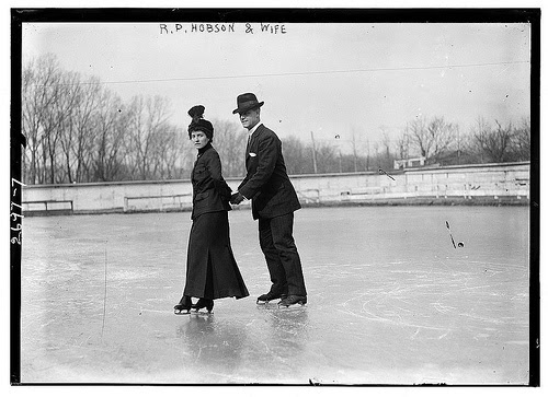 Ice skating old timers