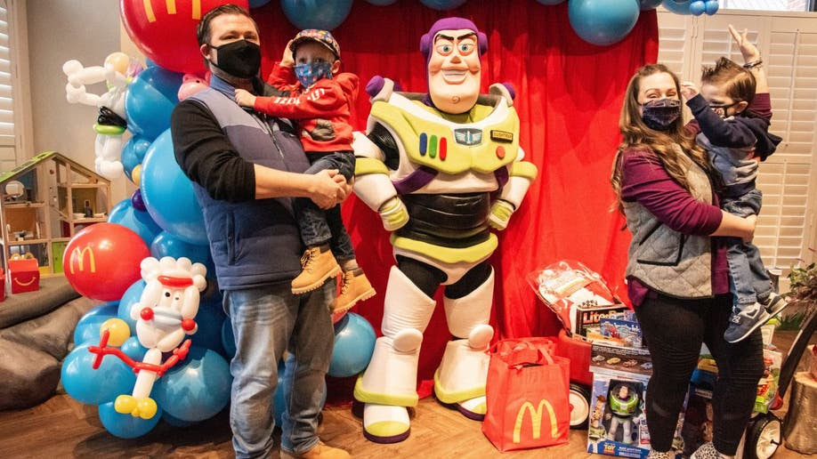 McDonald's franchisees surprise a 3-year-old cancer survivor with a private party