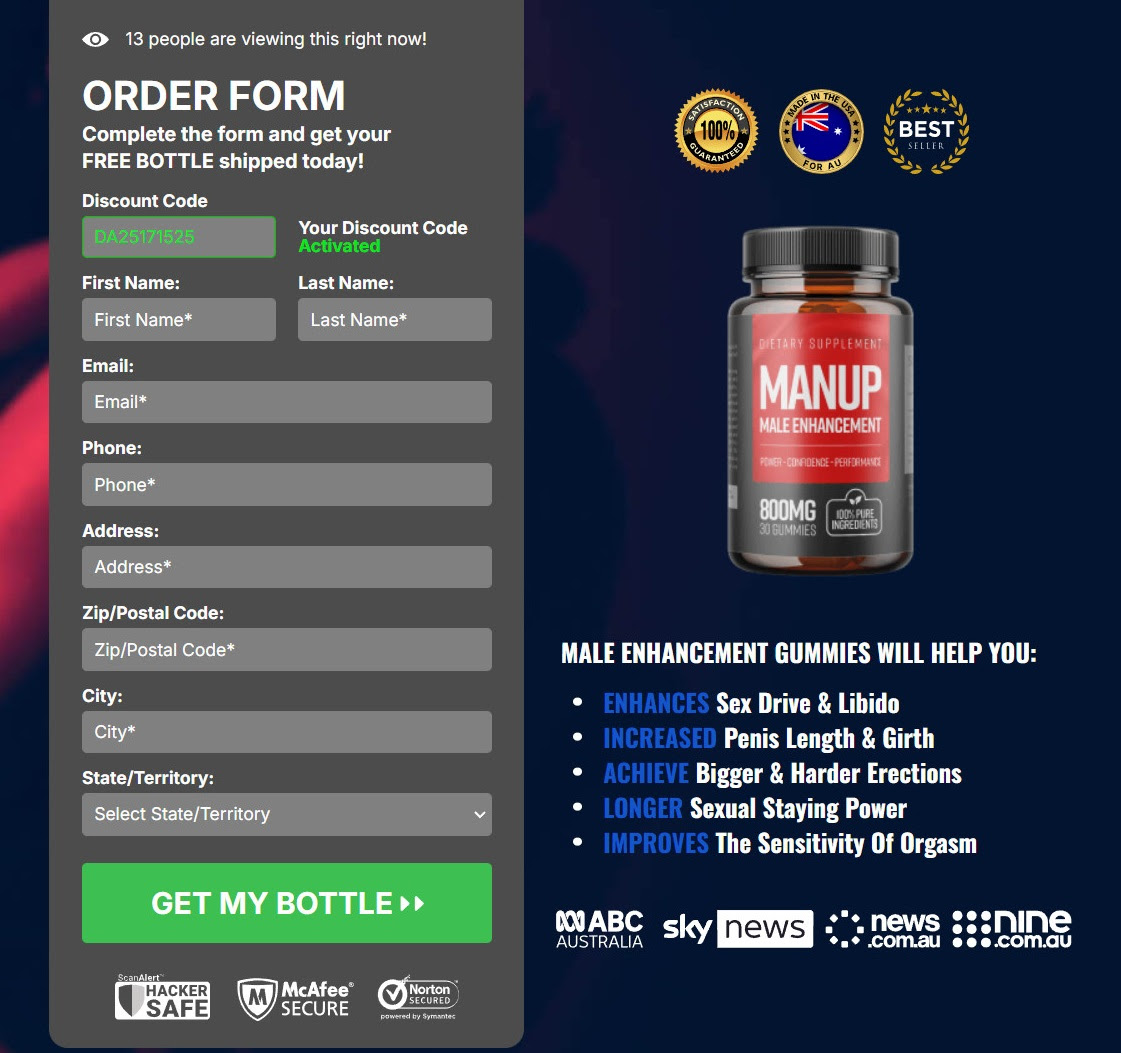 ManUp Male Enhancement Gummies Buy Now