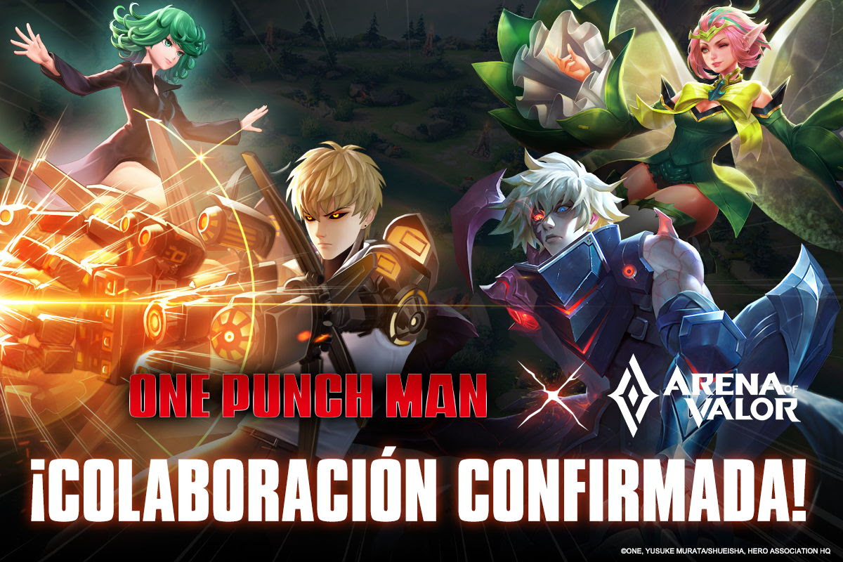 Confirmada la colaboración entre Arena of Valor y One-Punch Man