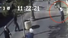 Girl brandishing scissors during terrorist attack says he was just defending herself from counter-terrorists.