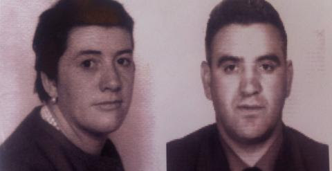 Sirgo y su marido Alfonso Braña en 1962, tras las torturas del capitán Caro.