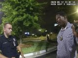 This screen grab taken from body camera video provided by the Atlanta Police Department shows Rayshard Brooks speaking with Officer Garrett Rolfe in the parking lot of a Wendy&#39;s restaurant, late Friday, June 12, 2020, in Atlanta. Rolfe has been fired following the fatal shooting of Brooks and a second officer has been placed on administrative duty. (Atlanta Police Department via AP)