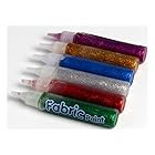 Glitter Fabric Paints Pens Tubes for Personalizing T-Shirts, Jeans, Gloves, Costumes