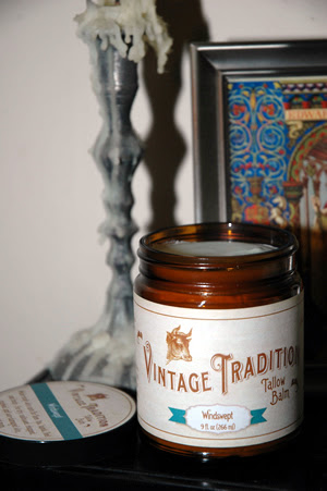Tallow Balm, Windswept, by Vintage Tradition