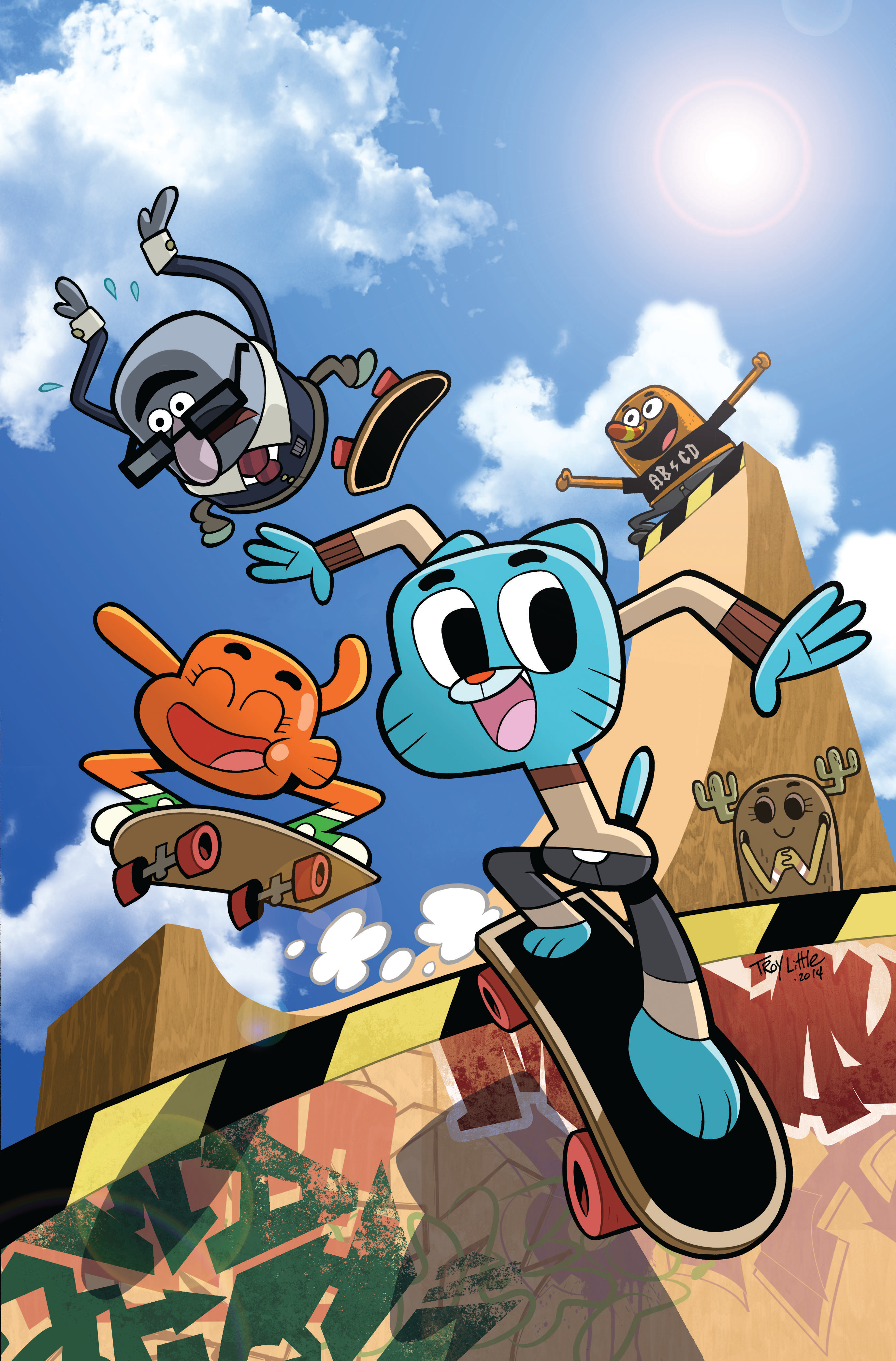 THE AMAZING WORLD OF GUMBALL #1 Cover D by Troy Little