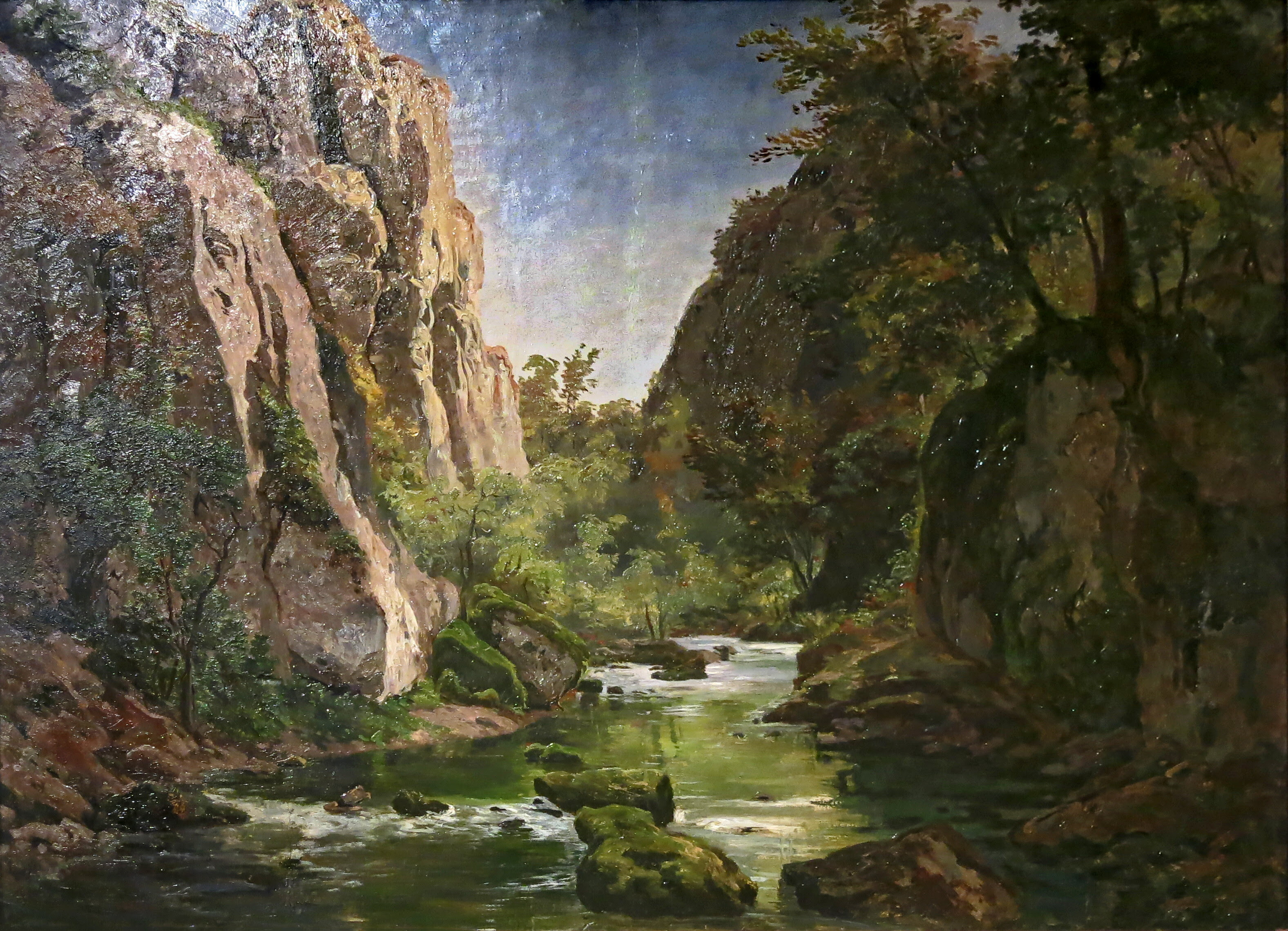 A painting of the Neander Valley