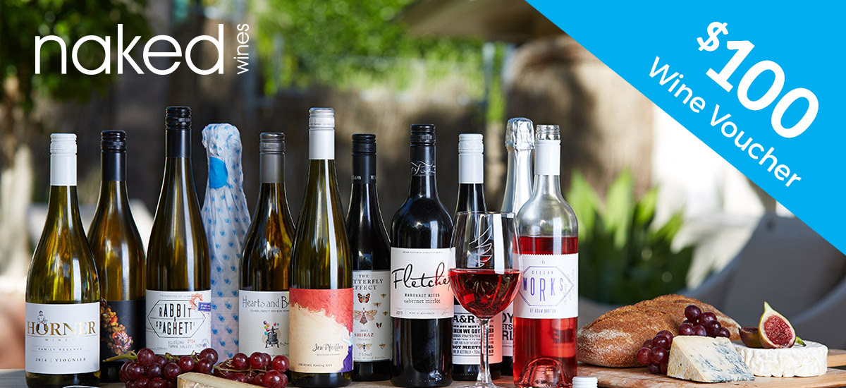 $100 wine voucher for MySail members from Naked Wines (valid in Australia)