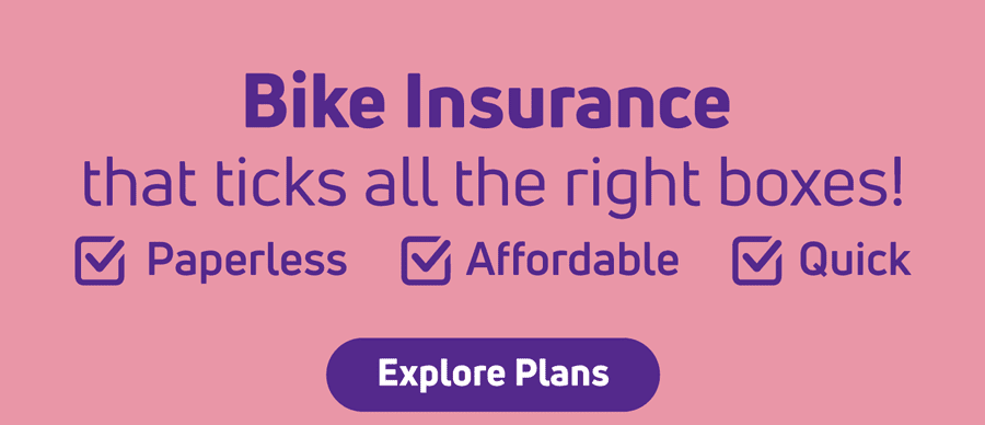 3 reasons you should insure your bike now - PAPERLESS INSURANCE - BIKE INSURANCE 1