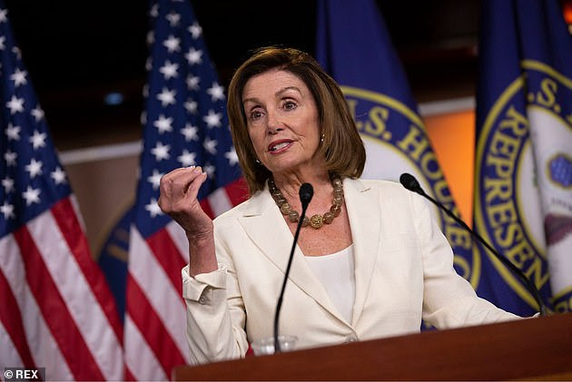 Nancy Pelosi, (pictured), called the ICE plan 'heartless raids