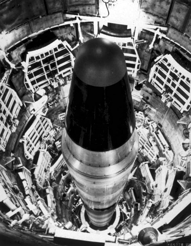 ICBM Titan II mang Äầu Äạn W53 Mt, khiến nó là vÅ© khà hạt nhân mạnh nhất cá»§a Mỹ trong thá»i Chiến tranh Lạnh. Ảnh: Wikipedia