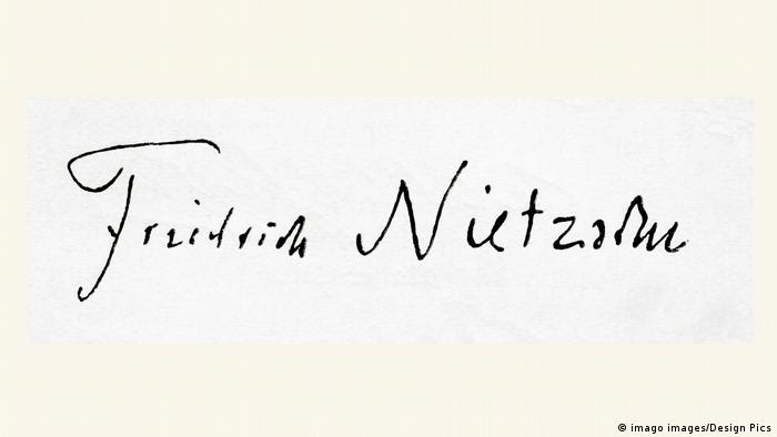 Assinatura de Friedrich Nietzsche