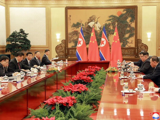 KCNA công bố loạt ảnh mãn nhãn về chuyến thăm Trung Quốc của nhà lãnh đạo Kim Jong-un - Ảnh 7.