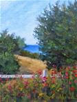 'Cape Poge Wildflowers' An Original Oil Painting by Claire Beadon Carnell 30 Paintings in 30 Days Ch - Posted on Wednesday, January 14, 2015 by Claire Beadon Carnell