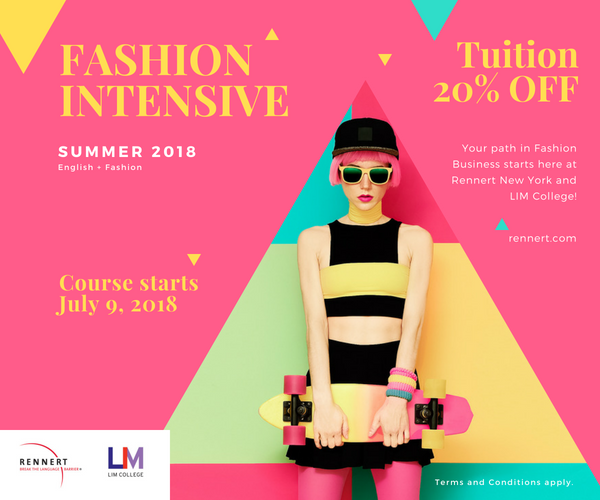 Learn English and Fashion Business