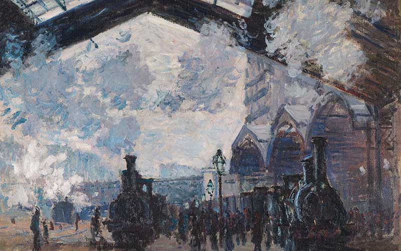 Claude Monet, 'The Gare St-Lazare', 1877 © The National Gallery, London