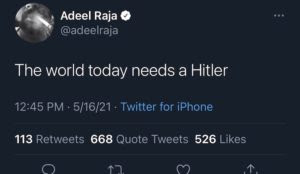 Muslim CNN reporter: ‘The world today needs a Hitler’