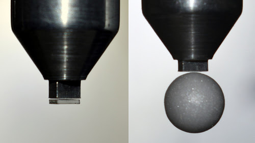 Acoustic levitation facilitates contactless movement of millimetric objects