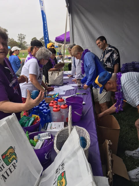 Greater Napa Kiwanis Club working The Relay of Life 