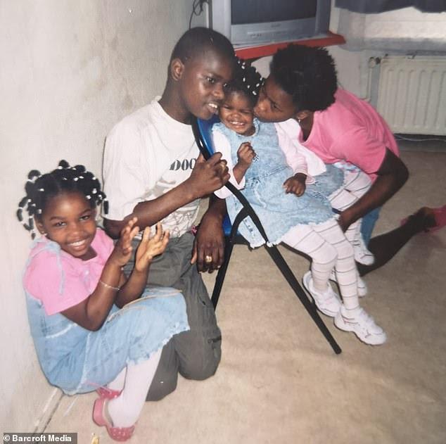 The twins, pictured with their sister Marione (right) and brother Timothy, led a sheltered life because they received a negative reaction from the public