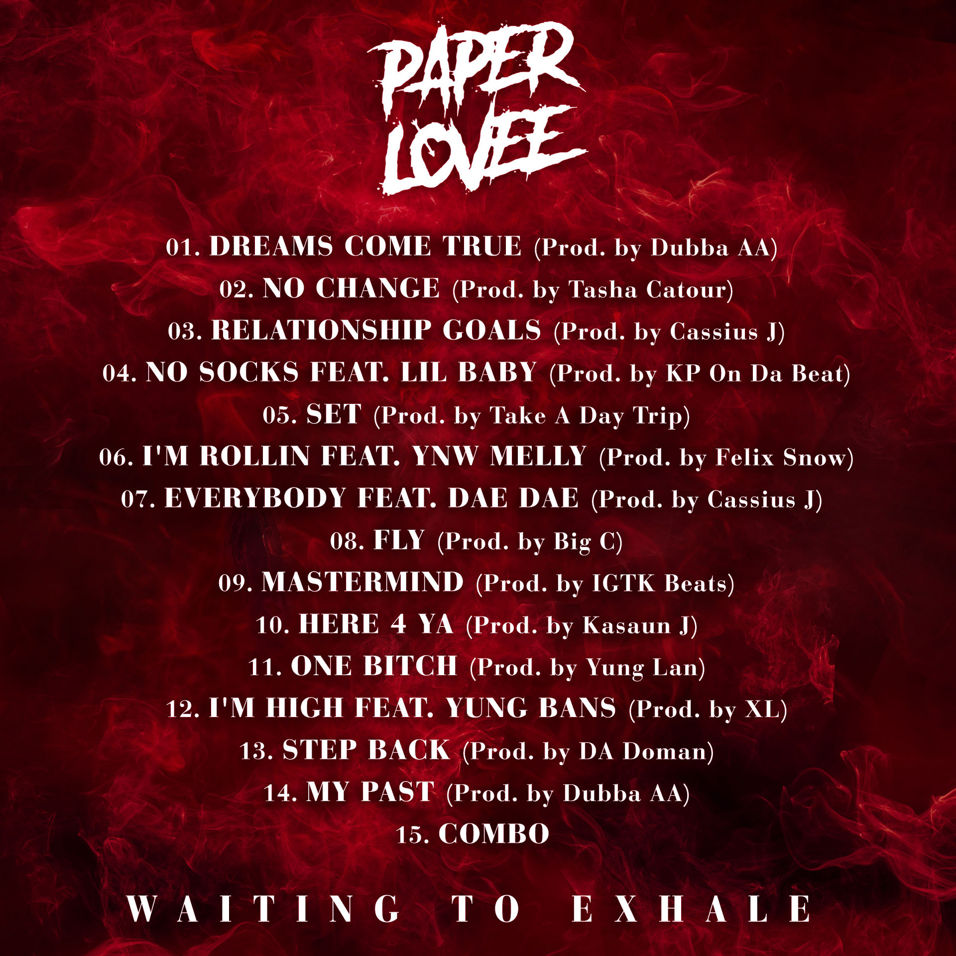 PaperLoveeWTEtracklist_2 Paperlovee - Waiting To Exhale  