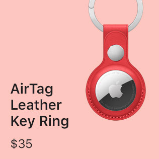 AirTag Leather Key Ring $35