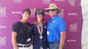 Brittni Raflowitz and Baloumina Du Ry, NAJYRC Individual Silver Medalists in Showjumping - July 18, 2015