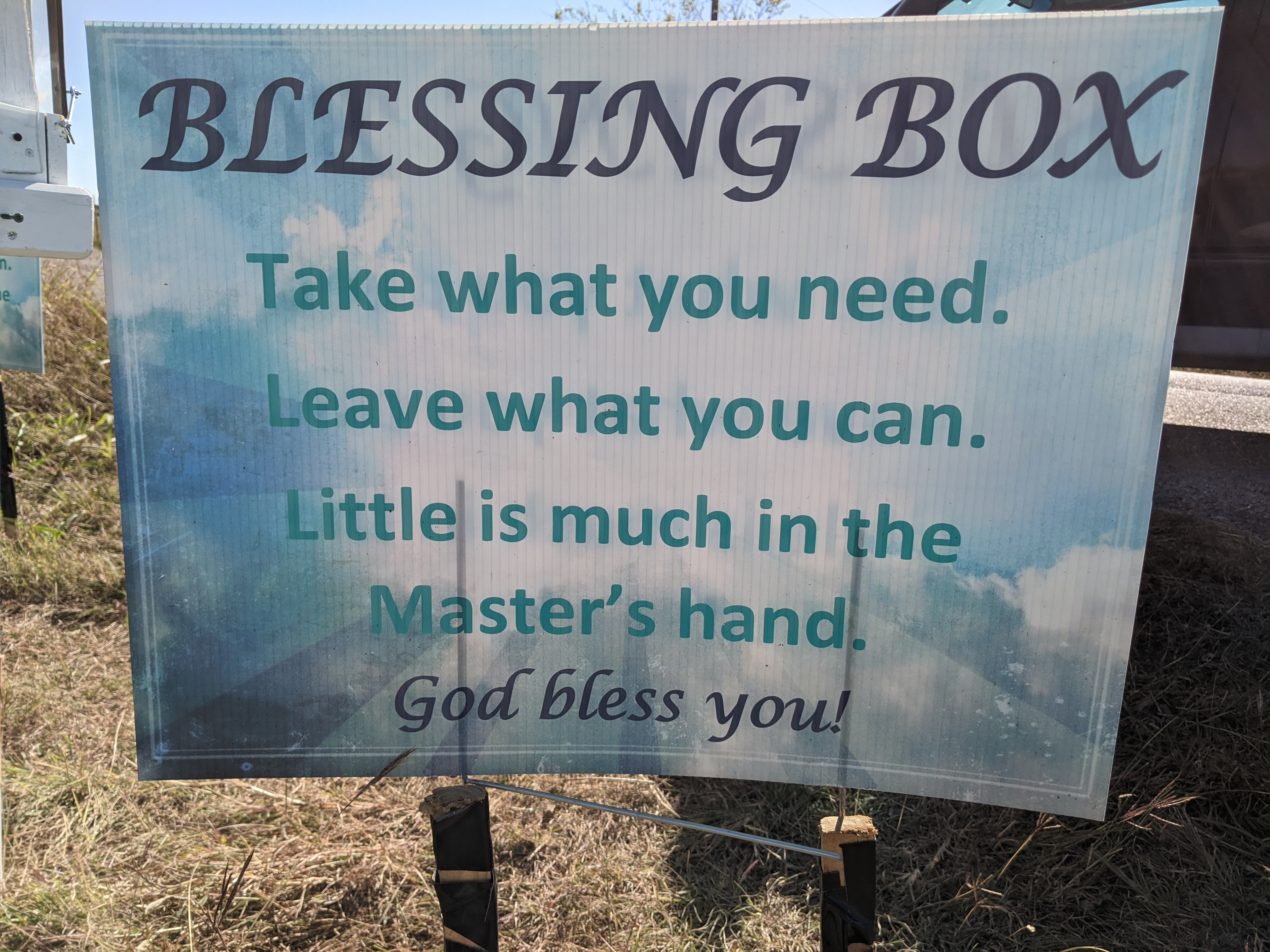 “Blessing Box” Offers Food and Necessities for Those in Need New