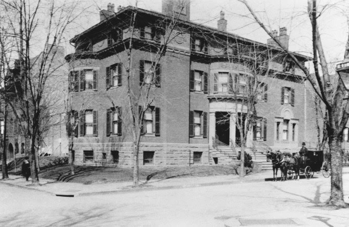 The Phillips house in 1921. After