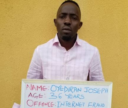 EFCC arrests Nigerian internet fraudster wanted by FBI