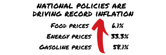 Inflation Idaho by the Numbers