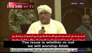 Sudanese Clerics Appeal to Military Council to Instate Islamic Law: Caliphate Should Be Established
