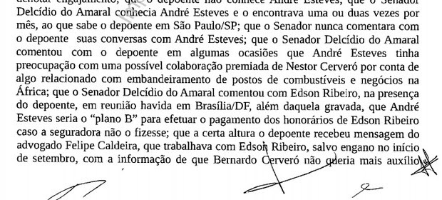 Delação de Diogo Ferreira (Foto: Reprodução) Delação de Diogo Ferreira (Foto: Reprodução)