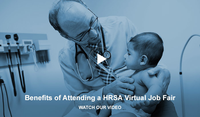 watch video about the benefits of attending a HRSA virtual job fair
