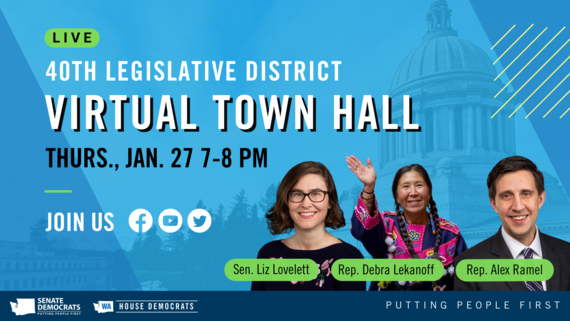 40th LD virtual town hall graphic