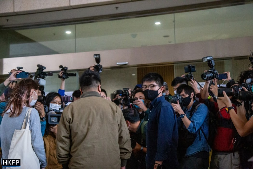 Joshua Wong Ivan Lam Agnes Chow
