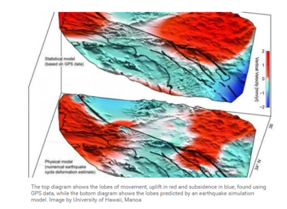 Large-scale motion detected near San Andreas Fault System San-andreas-motion