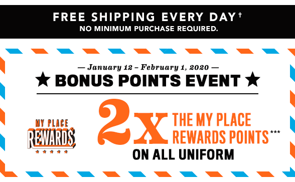 Free Shipping + 2x/3x Points!