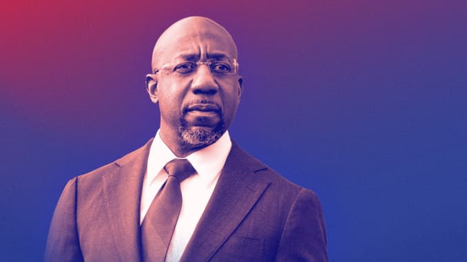 Senador Raphael Warnock da Geórgia.