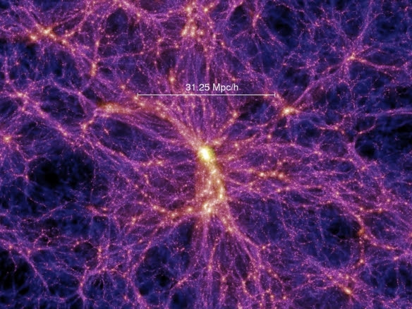 Image result for first image of dark matter filaments